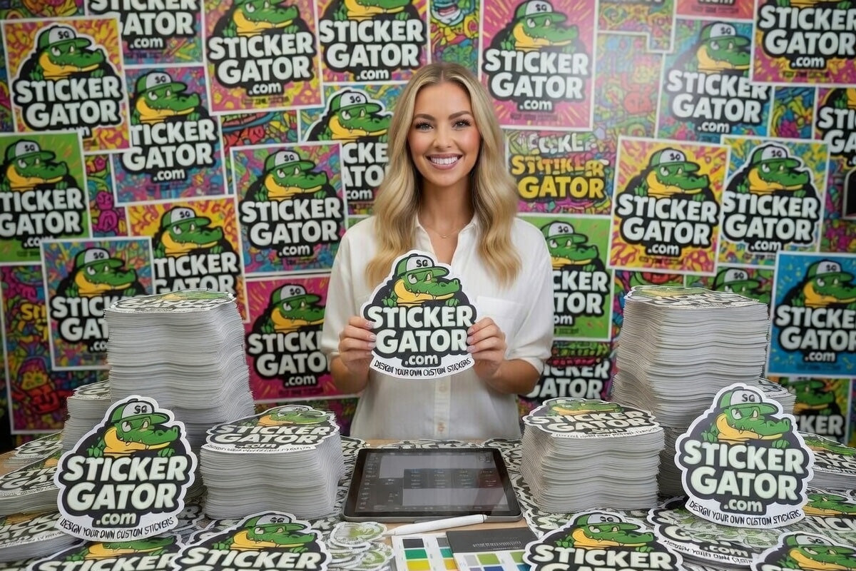 Stickers are one of the best branding tools in the business. Custom Stickers from Sticker Gator. 