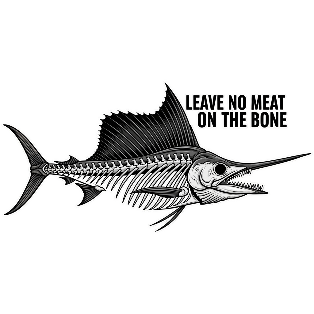 Fish 001 Die Cut Sticker from Sticker Gator