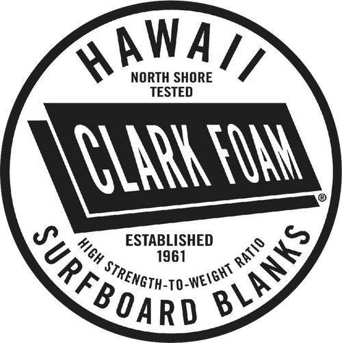 Clark Foam Hawaii Surfboard Blanks Retro Sticker 80's Surf Stickers